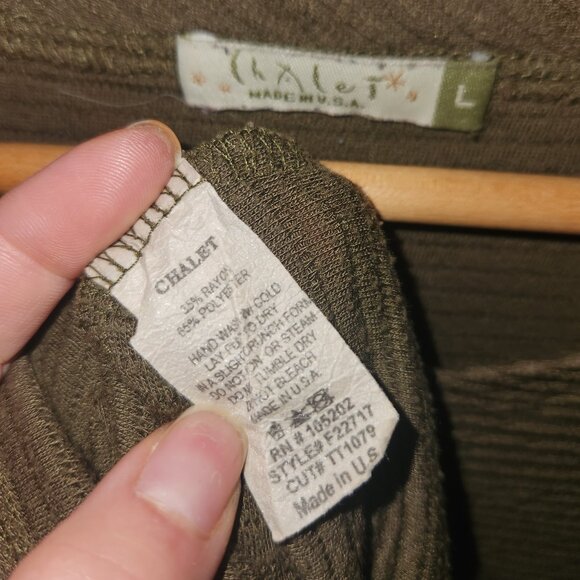 Chalet Olive Green Sweater - Picture 2 of 3